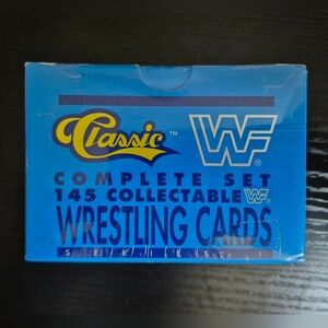 Classic WWF Wrestling 145 Card Complete Collectable Set SEALED! Series 1 🔥 RARE